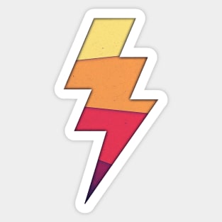 Lightning Strike Stripes Sticker